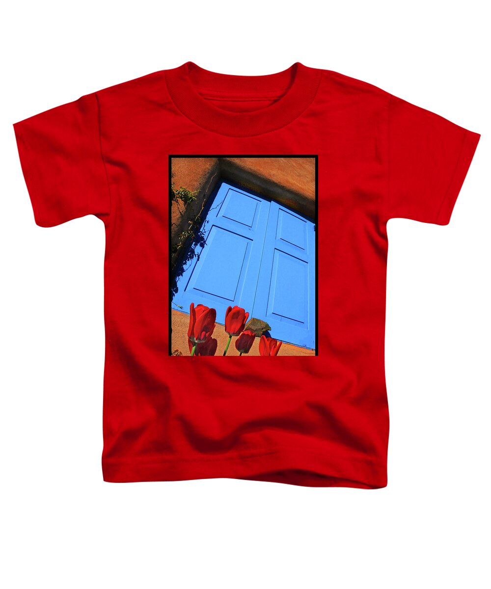 Blue Toddler T-Shirt featuring the photograph The Blue Above by Ted Keller