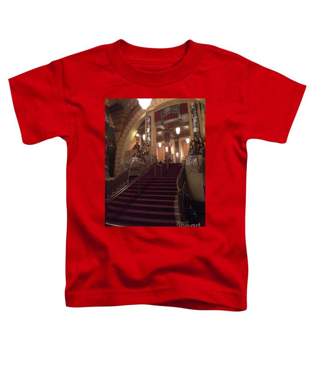 1000 Views Toddler T-Shirt featuring the photograph The Grand Staircase by Jenny Revitz Soper