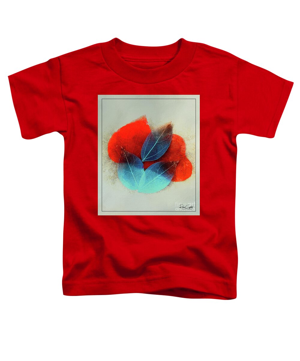 Leaves Toddler T-Shirt featuring the photograph The Monthly Leaf Mixer by Rene Crystal