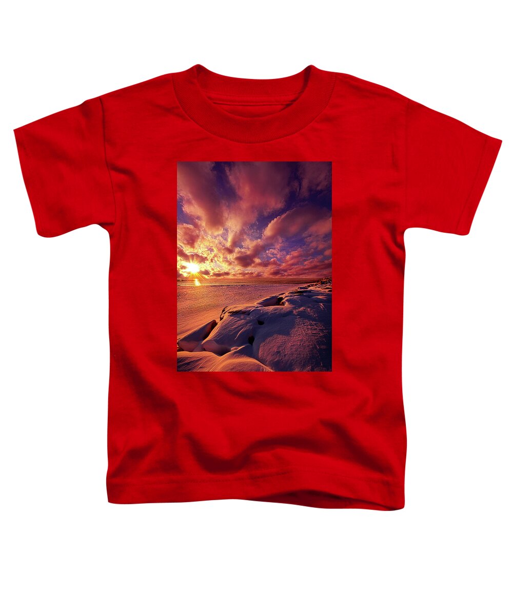 Clouds Toddler T-Shirt featuring the photograph The Return by Phil Koch