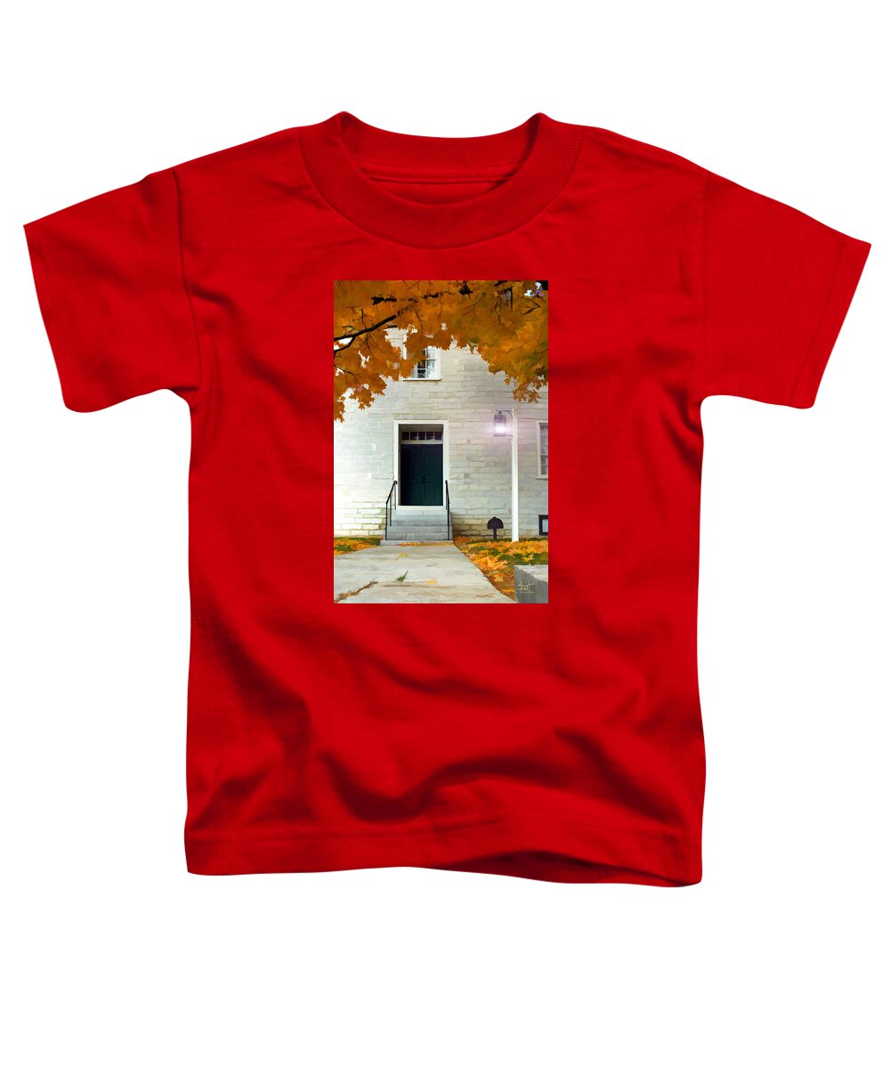 Shaker Toddler T-Shirt featuring the photograph The Welcoming Shakers by Sam Davis Johnson