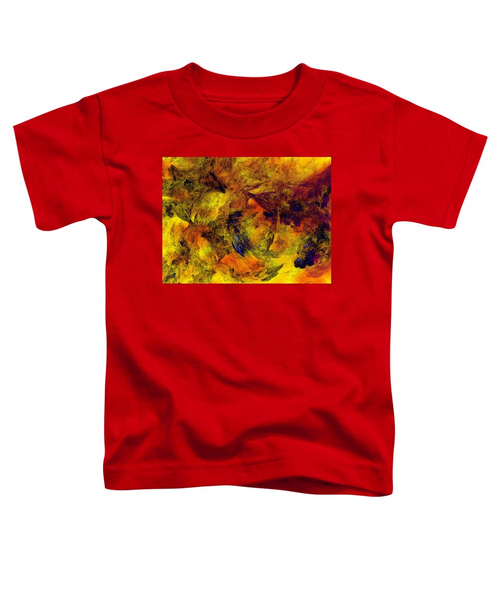 Art Toddler T-Shirt featuring the digital art Under the Skin by Jeff Iverson