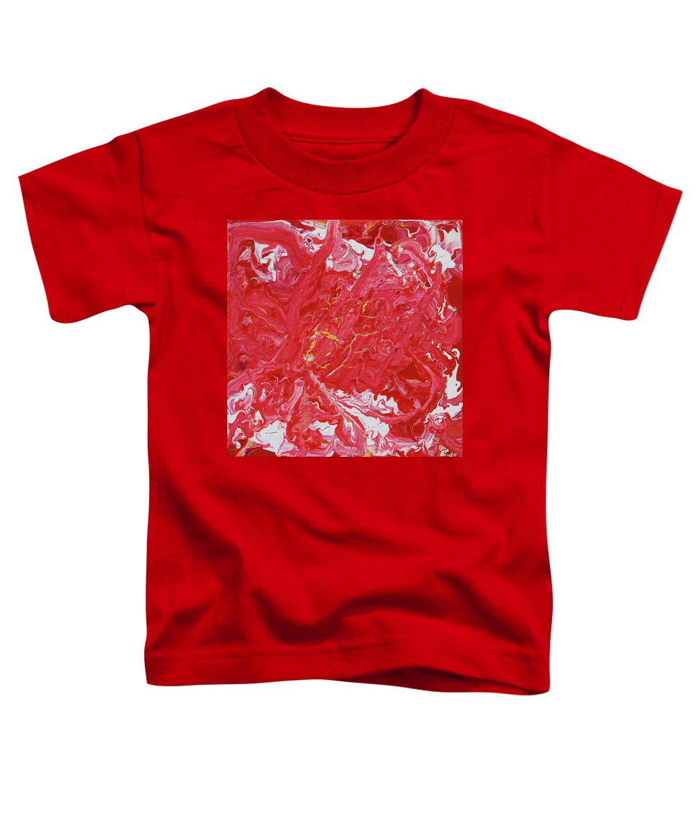 Fusionart Toddler T-Shirt featuring the painting Valentine by Ralph White