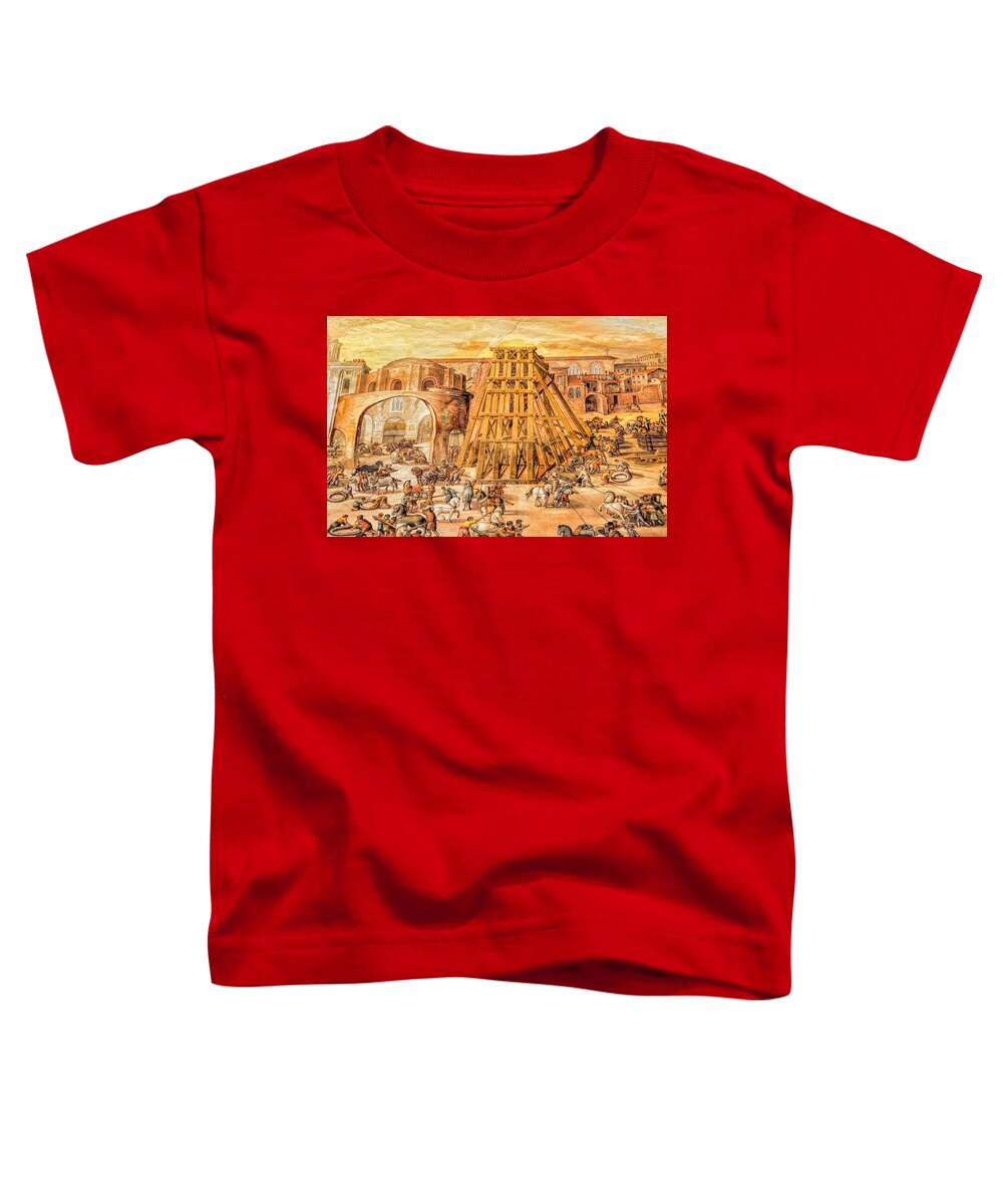 Vatican Toddler T-Shirt featuring the photograph Vatican Obelisk by Nigel Fletcher-Jones