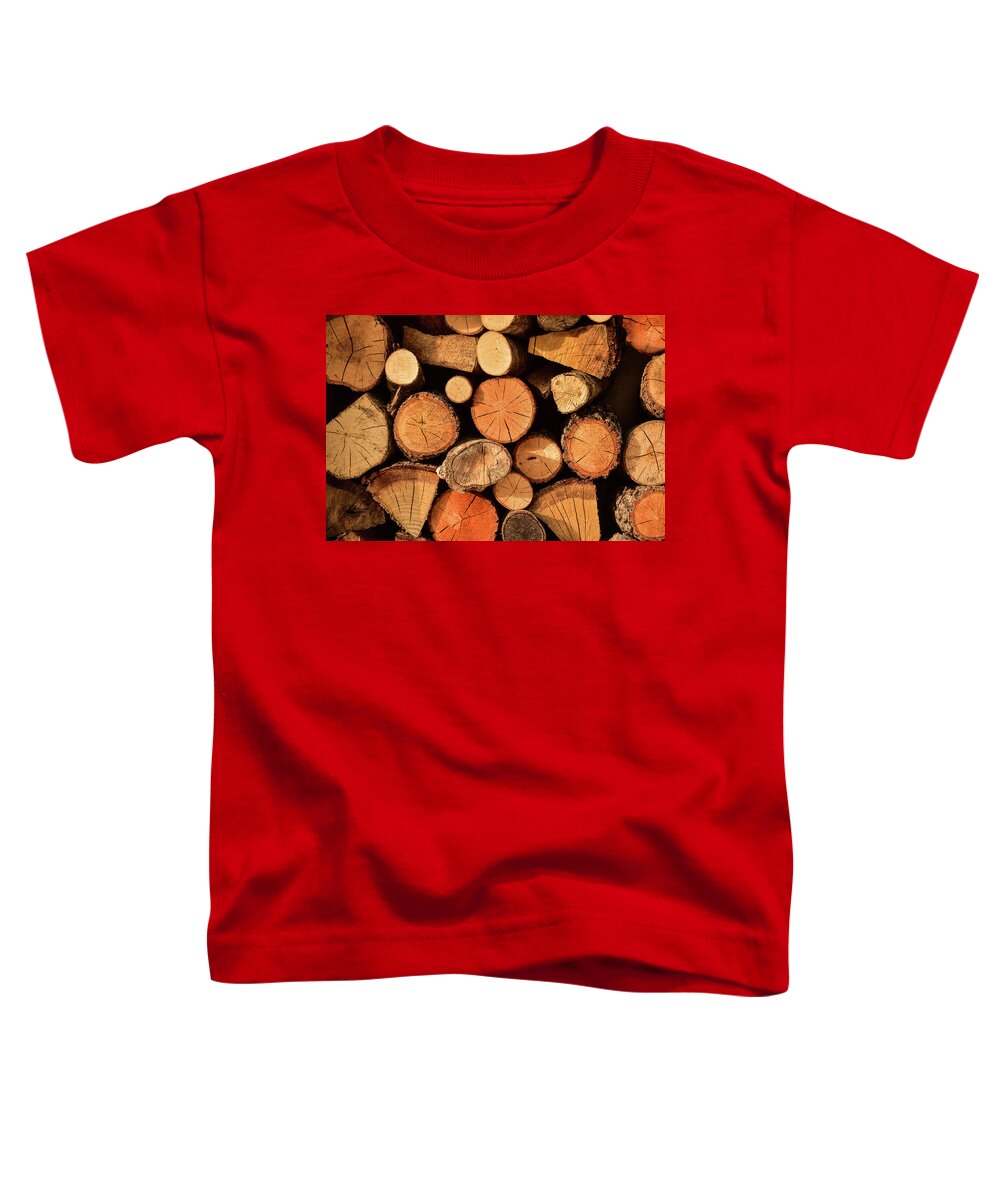 Wood Toddler T-Shirt featuring the photograph When winter will come by Alessandro Della Pietra