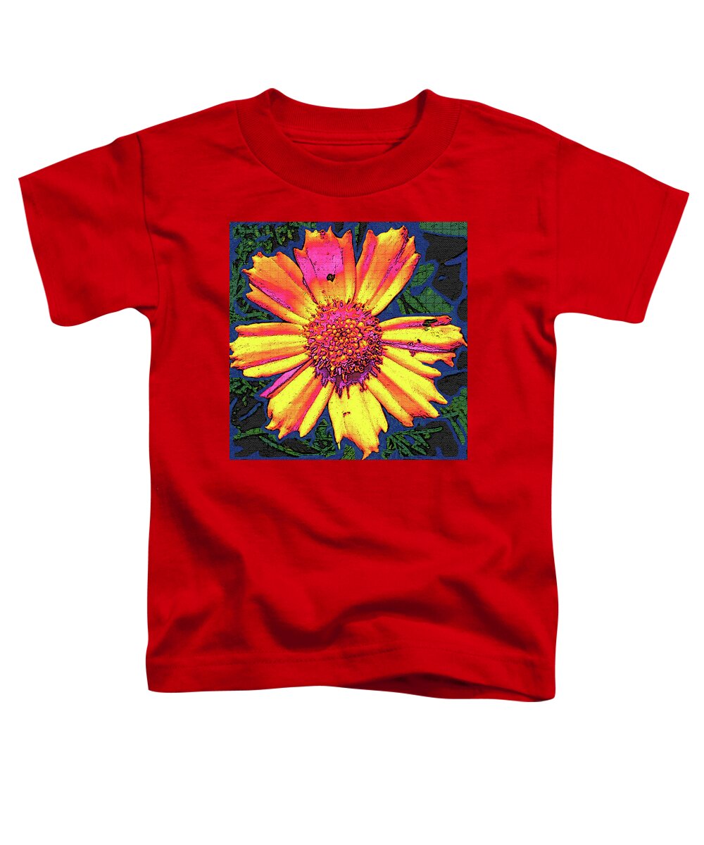 Wildflower Toddler T-Shirt featuring the digital art Wild Coreopsis by Rod Whyte