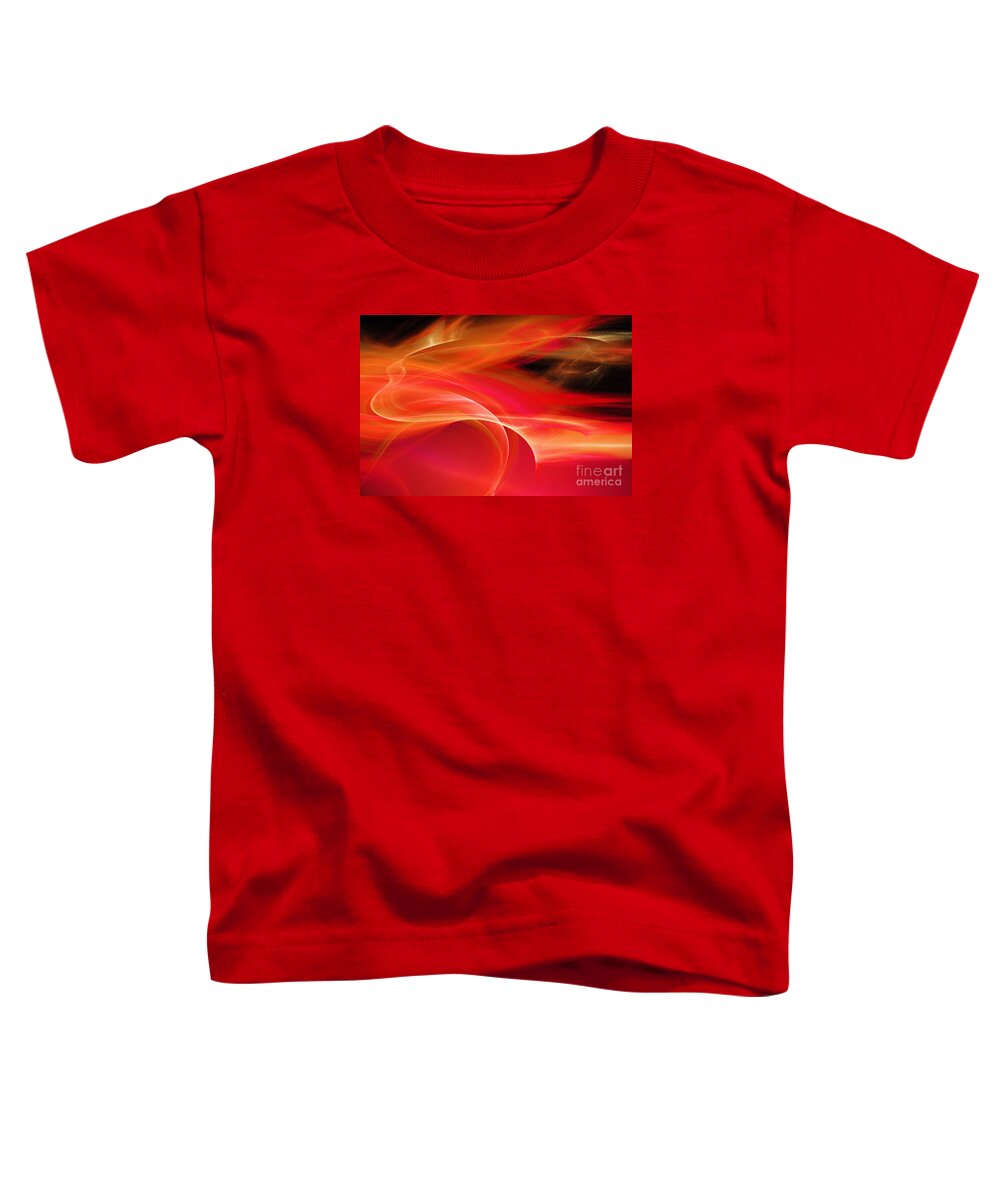 Winds Of Rage And Torment Toddler T-Shirt featuring the digital art Winds of Rage and Torment by Elizabeth McTaggart