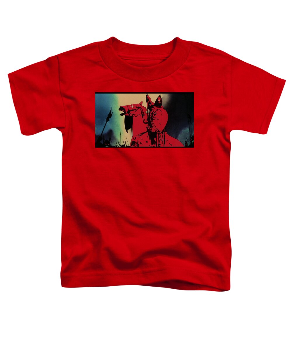 Wizards Toddler T-Shirt featuring the digital art Wizards by Maye Loeser