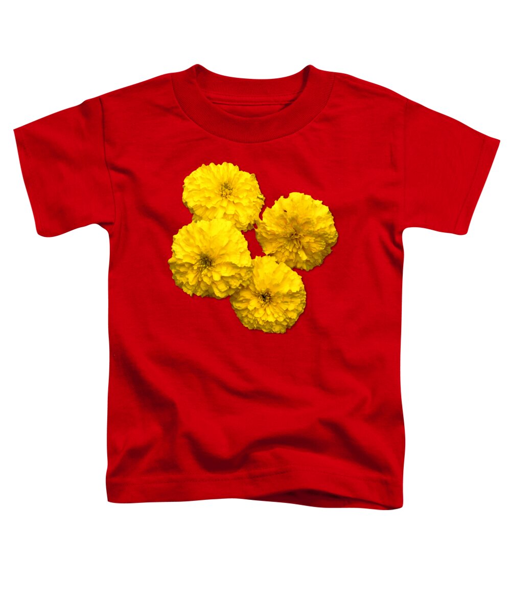 Yellow Toddler T-Shirt featuring the photograph Yellow Flowers by Bob Slitzan