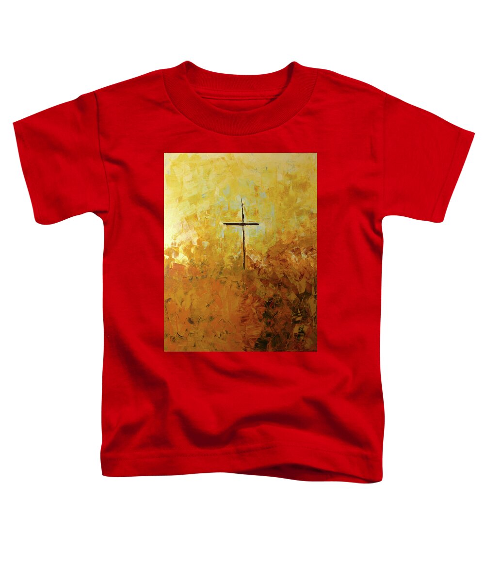 Near Toddler T-Shirt featuring the painting You Are Near by Linda Bailey