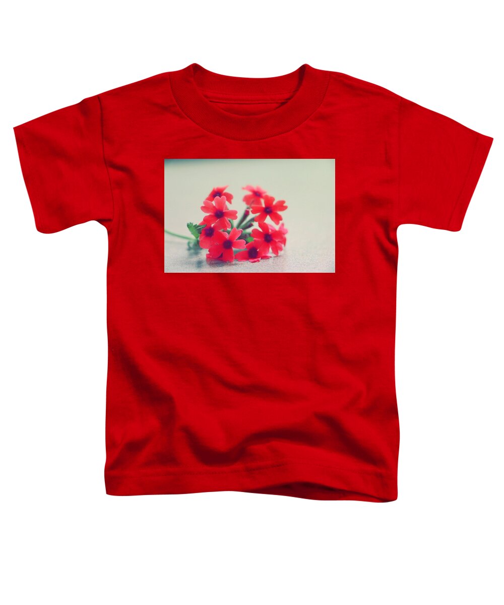 Littleflowersofred Toddler T-Shirt featuring the photograph To Love You Always #1 by The Art Of Marilyn Ridoutt-Greene