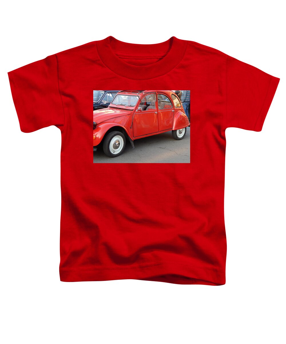 Body Toddler T-Shirt featuring the photograph Retro cars parts and body elements #2 by Oleg Prokopenko