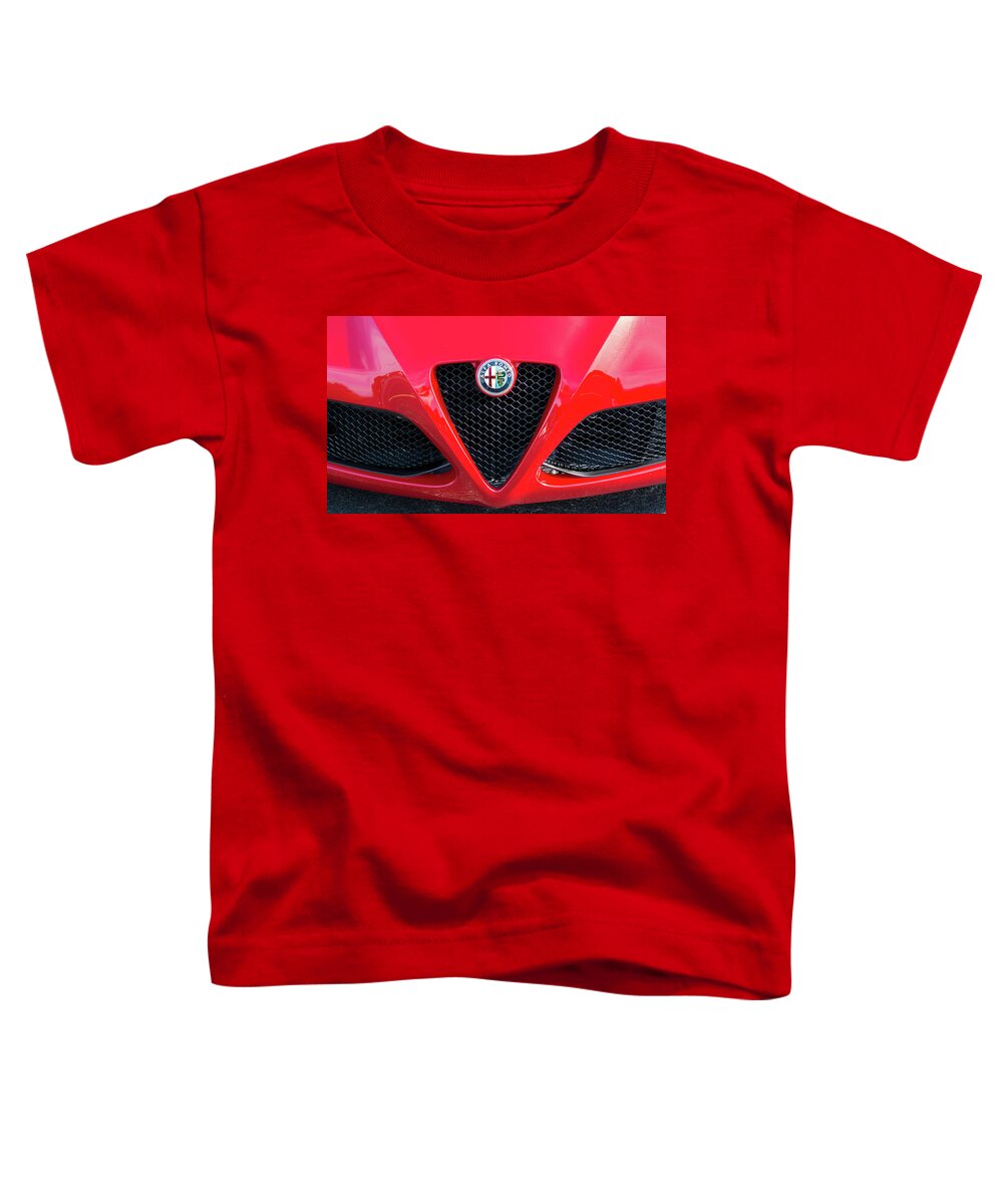 Cars Toddler T-Shirt featuring the photograph Alfa Romeo by Stewart Helberg