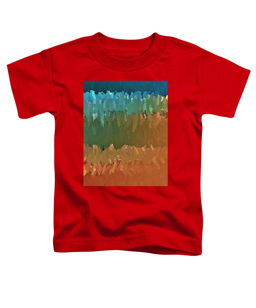 Another Painted Desert Toddler T-Shirt featuring the digital art Another Painted Desert by David Manlove