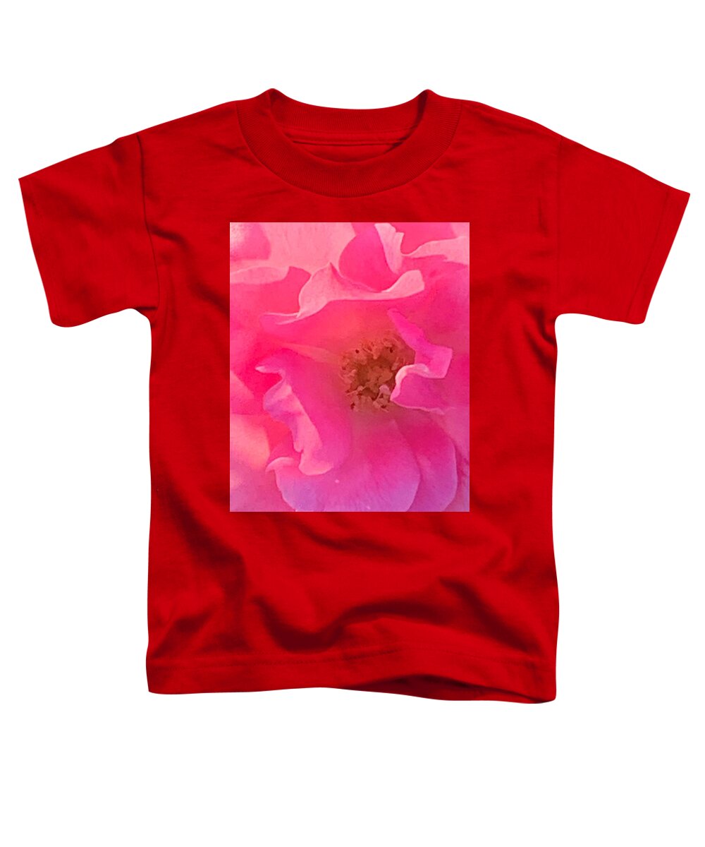 Rose Toddler T-Shirt featuring the photograph Saint Therese's Answer In A Rose by Tiesa Wesen