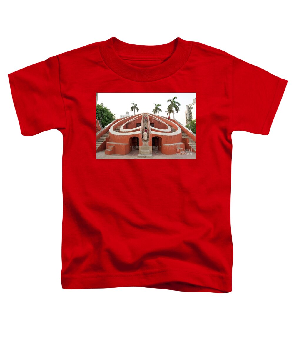 India Toddler T-Shirt featuring the photograph Delhi, Jantar Mantar Observatory a9 by Ohad Shahar