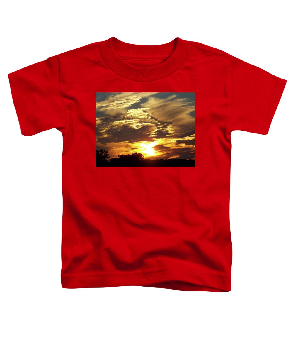 Sky Toddler T-Shirt featuring the photograph Enjoy The Autumn Sky by Matthew Seufer