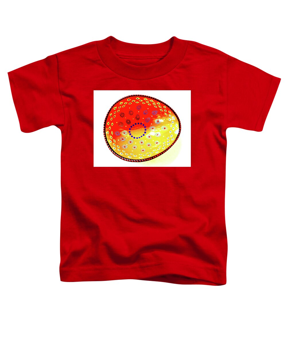 Ceramic Toddler T-Shirt featuring the photograph Bowl Of Circles by Alida M Haslett