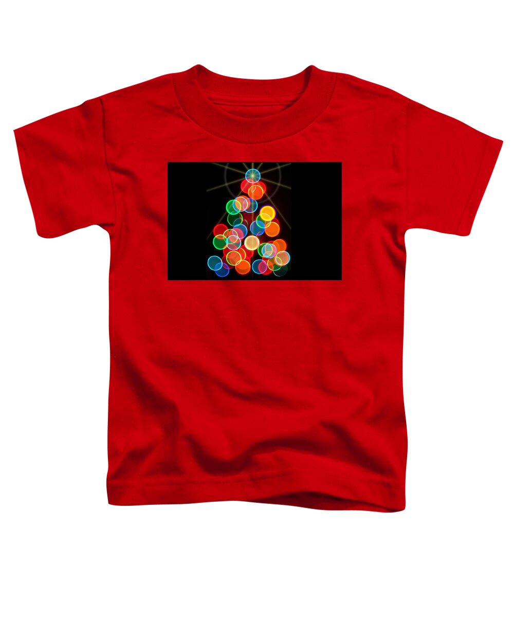 Holiday Toddler T-Shirt featuring the digital art Happy Holidays - 2015-R by Ludwig Keck
