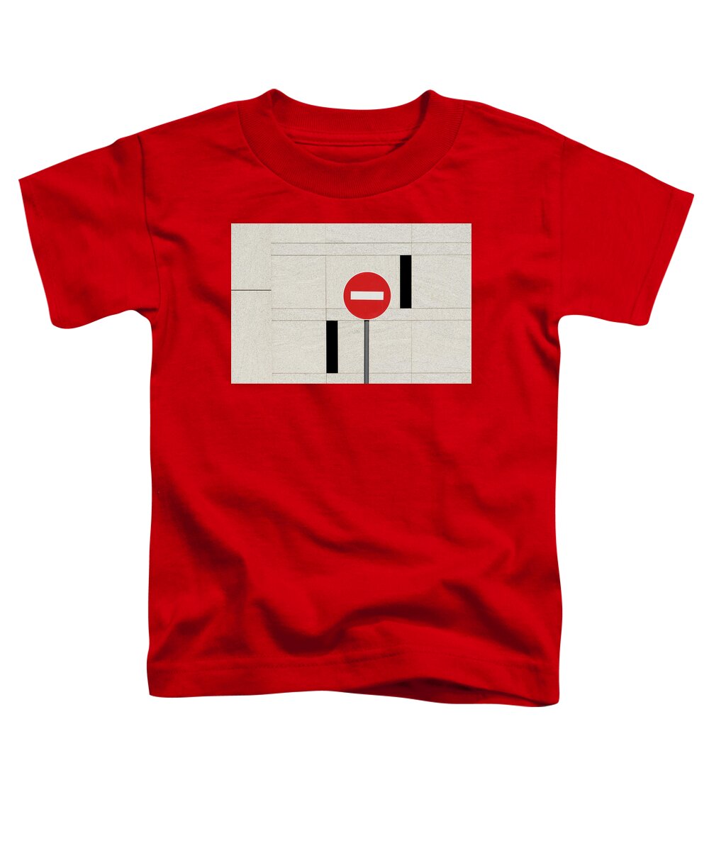 Urban Toddler T-Shirt featuring the photograph No Entry by Stuart Allen