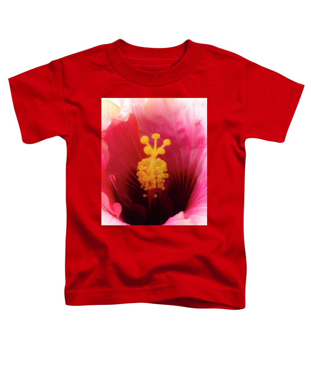 Hibiscus Toddler T-Shirt featuring the photograph Pink Hibiscus by Christopher Johnson