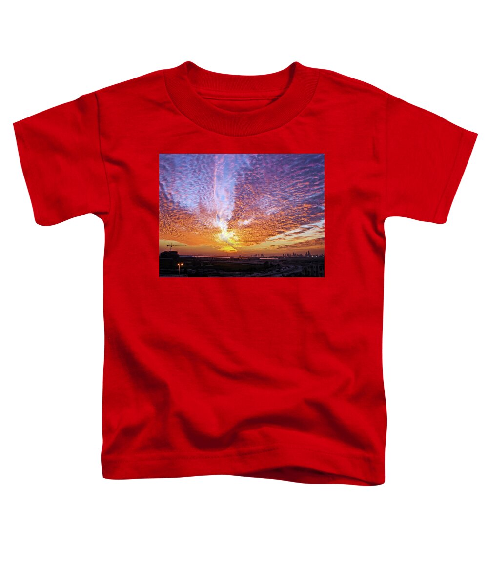 Sunset Toddler T-Shirt featuring the photograph Sunset Colors by Peggy Blackwell