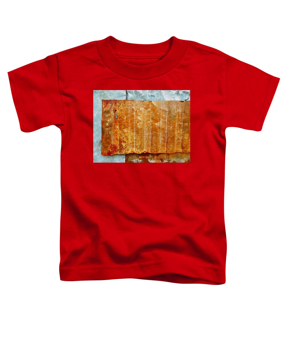 Aussie Galvanised Iron Toddler T-Shirt featuring the photograph Aussie Galvanised Iron #40 #1 by Lexa Harpell