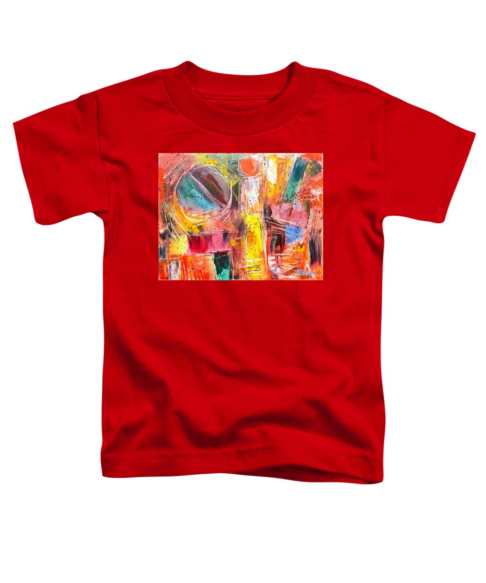 Abstract Toddler T-Shirt featuring the painting Expression # 8 #1 by Jason Williamson
