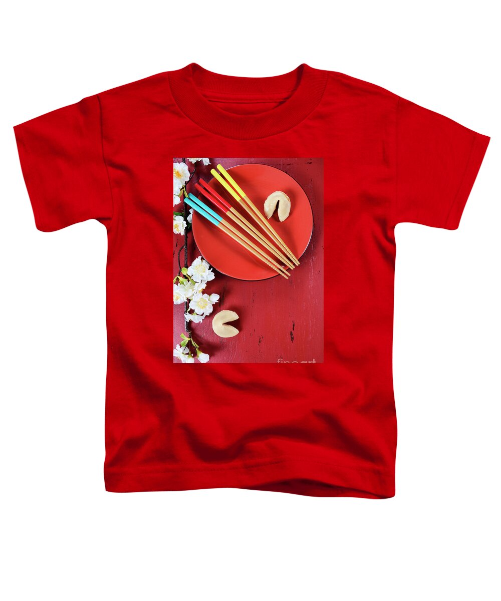 Chinese Toddler T-Shirt featuring the photograph Happy Lunar New Year #1 by Milleflore Images
