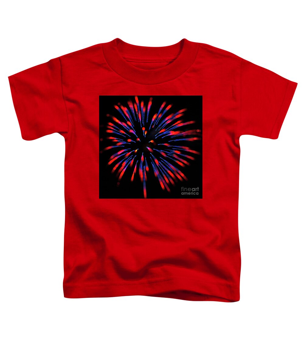 Fireworks Toddler T-Shirt featuring the photograph Fireworks #7 by Doug Sturgess