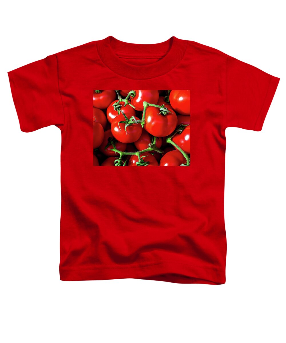 Agriculture Toddler T-Shirt featuring the photograph Brilliant red by Robert Miller