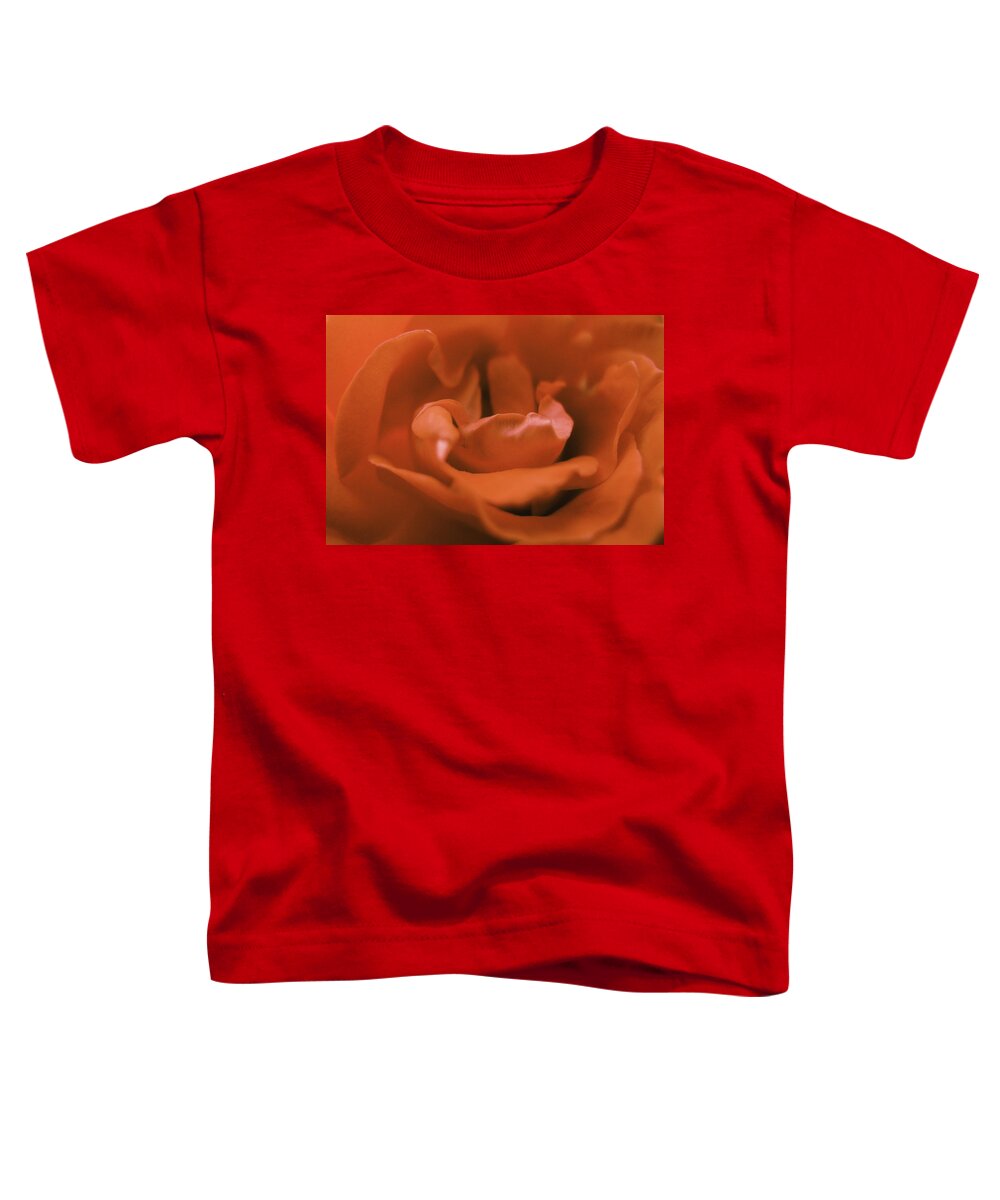 Abstract Toddler T-Shirt featuring the photograph Close-up Rose Flower by Martin Vorel Minimalist Photography