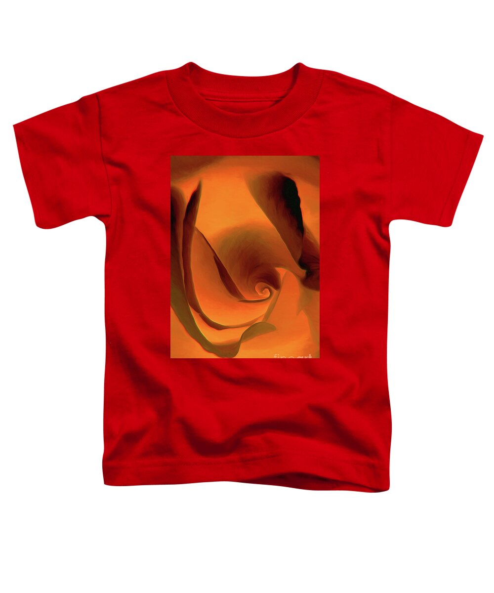 Copper Toddler T-Shirt featuring the photograph Copper Rose Art by Scott Cameron