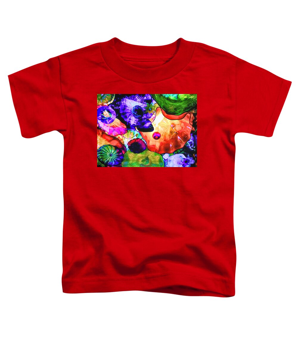 Floating Toddler T-Shirt featuring the photograph Floating Glass Art by Susan Hope Finley