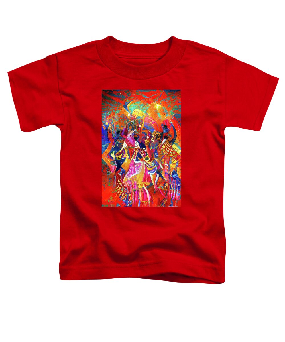 Wombo Dream Ai Toddler T-Shirt featuring the photograph Dance Mania 1 by Jack Torcello