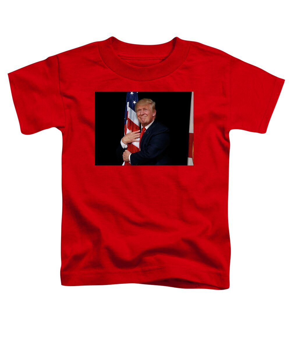 Donald Toddler T-Shirt featuring the photograph Donald J.Trump by Action