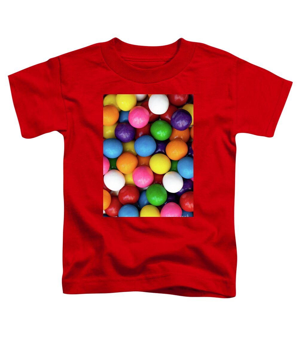 Gum Balls Toddler T-Shirt featuring the photograph Gumballs by Vivian Krug Cotton
