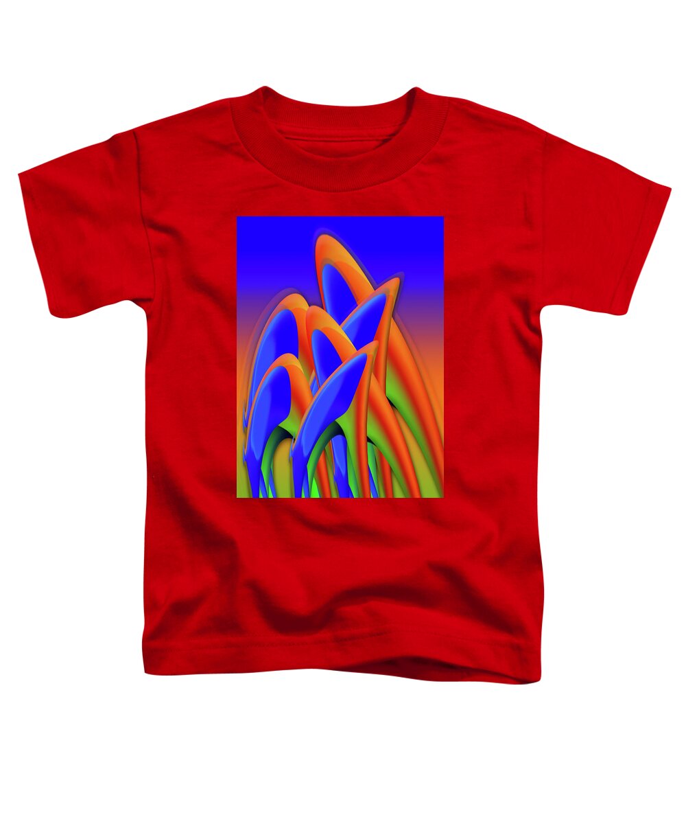 Mighty Sight Studio Toddler T-Shirt featuring the digital art In Craving We Trust by Steve Sperry