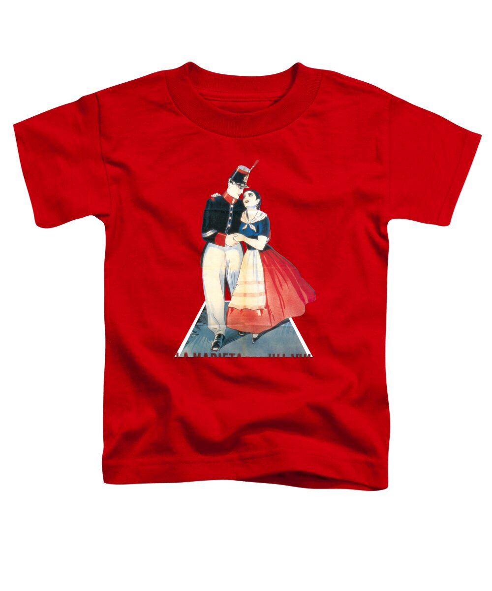 3d Toddler T-Shirt featuring the mixed media ''La Marieta de L'Ull Viu'', 1927 - 3d movie poster by Movie World Posters