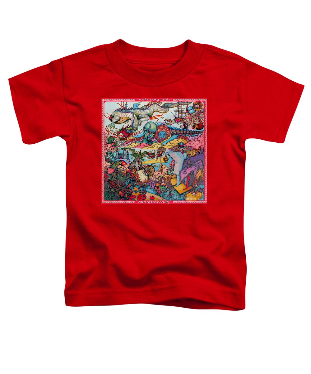 Mahogany Toddler T-Shirt featuring the photograph Mahogany rush Child of The Novelty Album Cover by Action