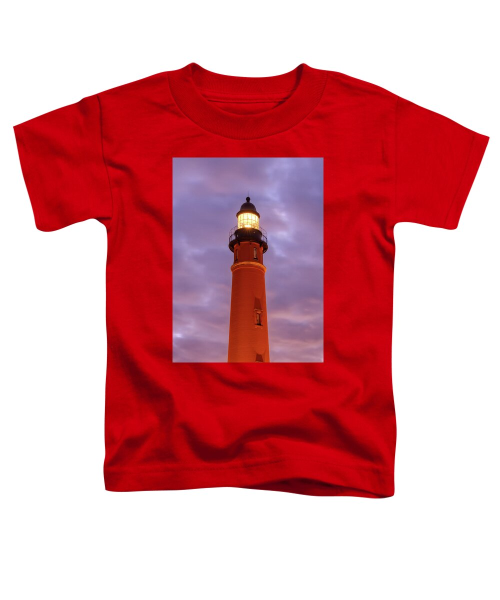 Donnatwifordphotography Toddler T-Shirt featuring the photograph Ponce De Leon Guiding Light by Donna Twiford