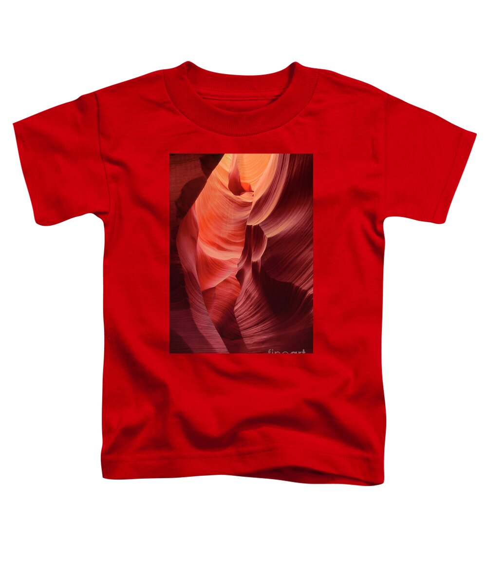 Dave Welling Toddler T-Shirt featuring the photograph Sandstone Walls Lower Antelope Slot Canyon Arizona by Dave Welling