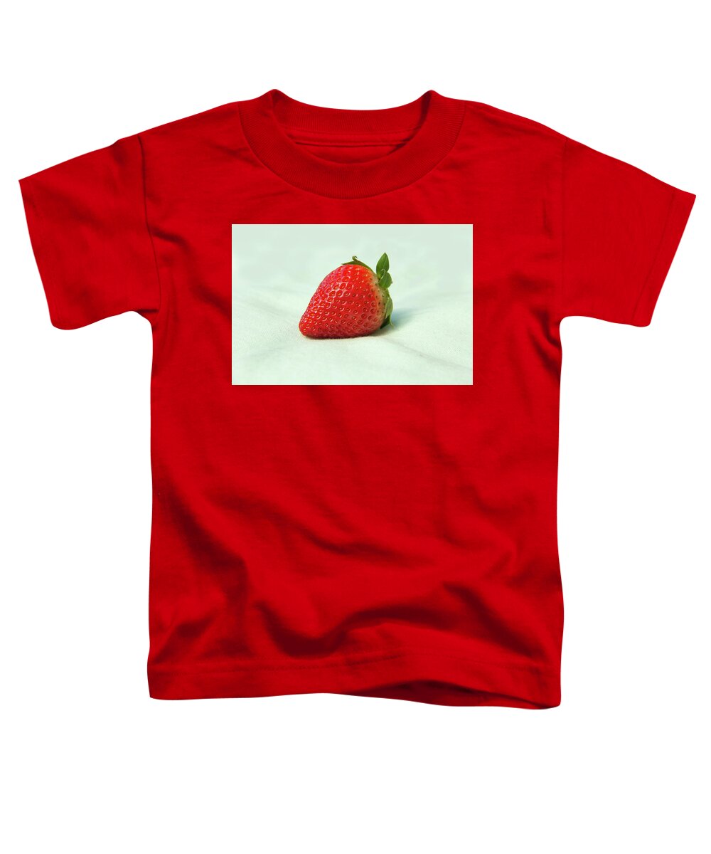 Strawberry Toddler T-Shirt featuring the photograph Strawberry by MPhotographer