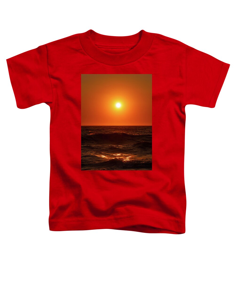 Sunset Toddler T-Shirt featuring the photograph Sunset Haze by Gary Skiff