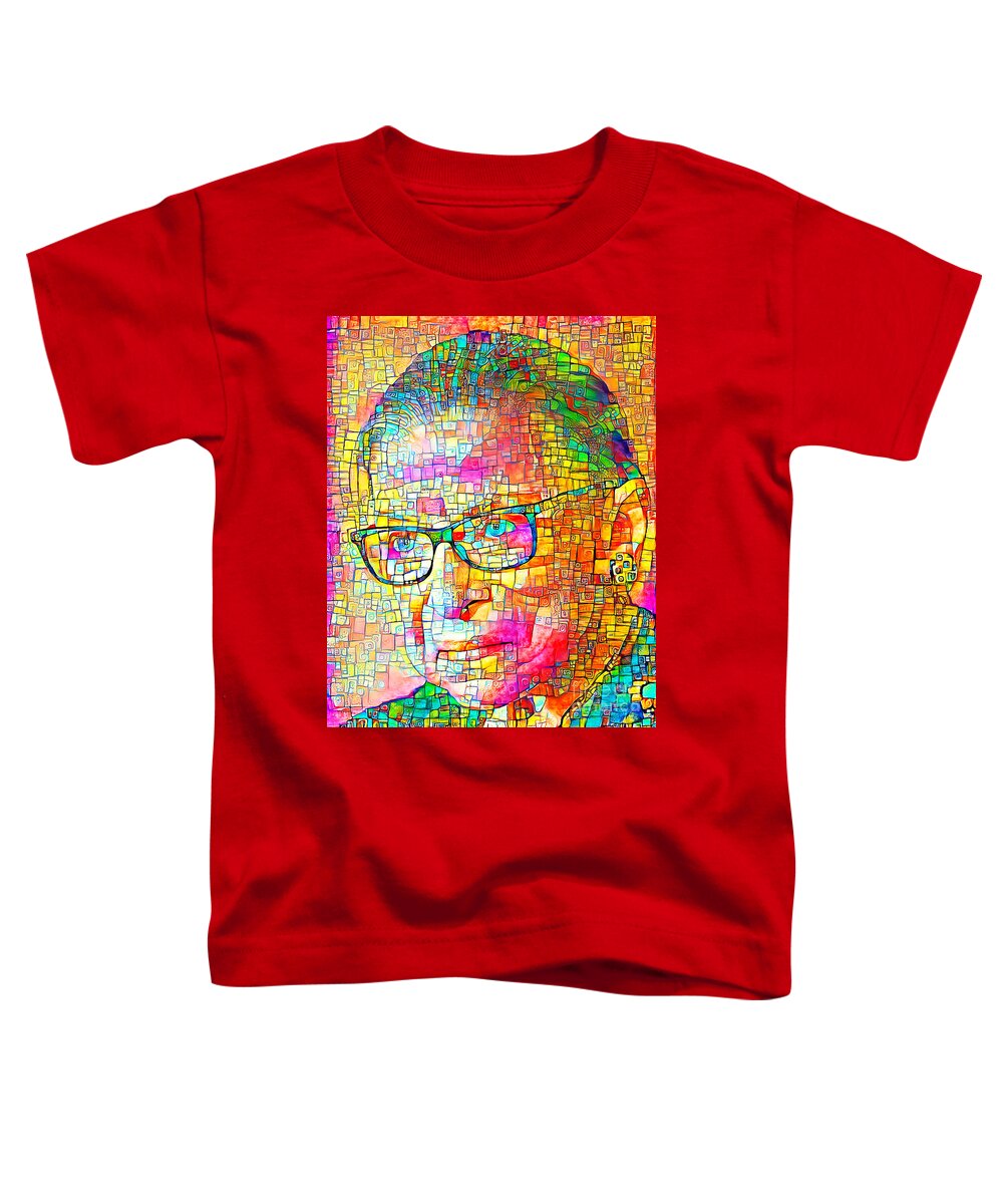 Wingsdomain Toddler T-Shirt featuring the photograph Supreme Court Justice Ruth Ginsburg Notorious RBG 20200918 by Wingsdomain Art and Photography