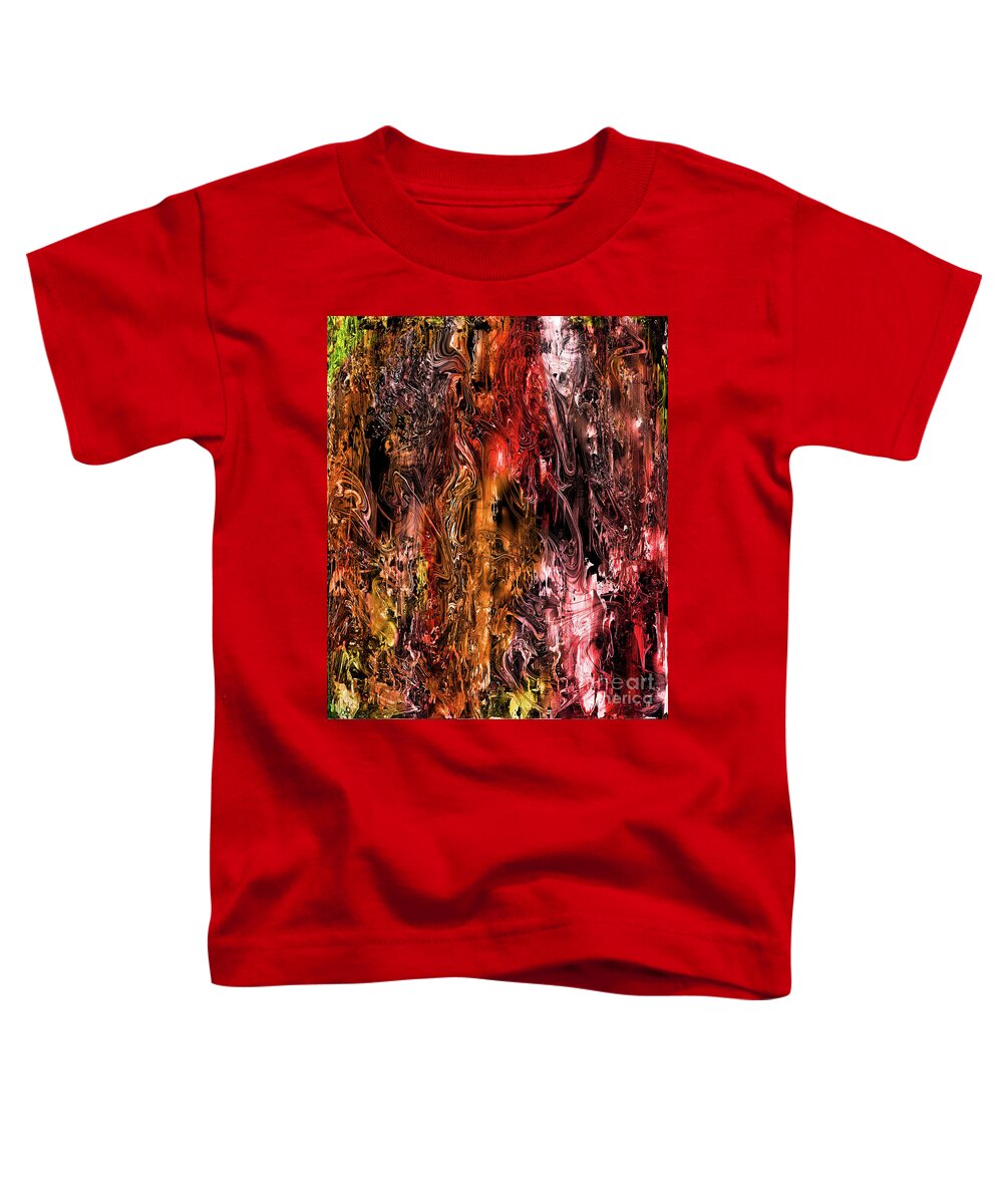 A-fine-art Toddler T-Shirt featuring the painting Thinking Of You / Always and Forever by Catalina Walker