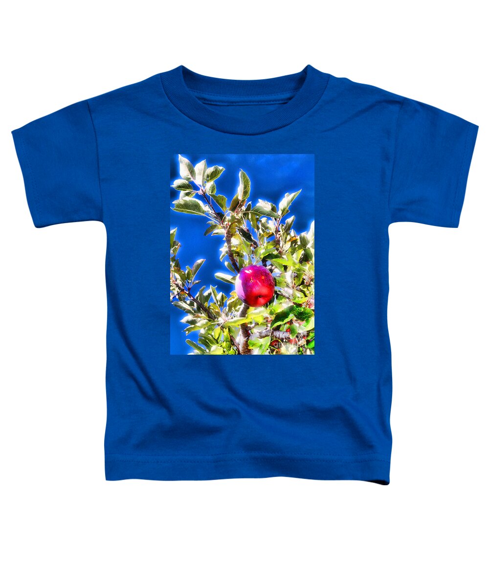 Apple Toddler T-Shirt featuring the photograph Apple for One By Diana Sainz by Diana Raquel Sainz