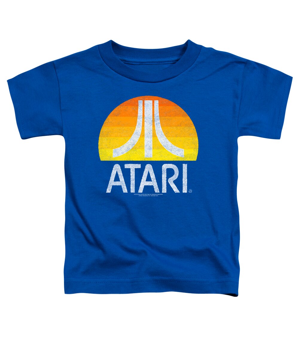  Toddler T-Shirt featuring the photograph Atari - Sunrise Eroded by Brand A