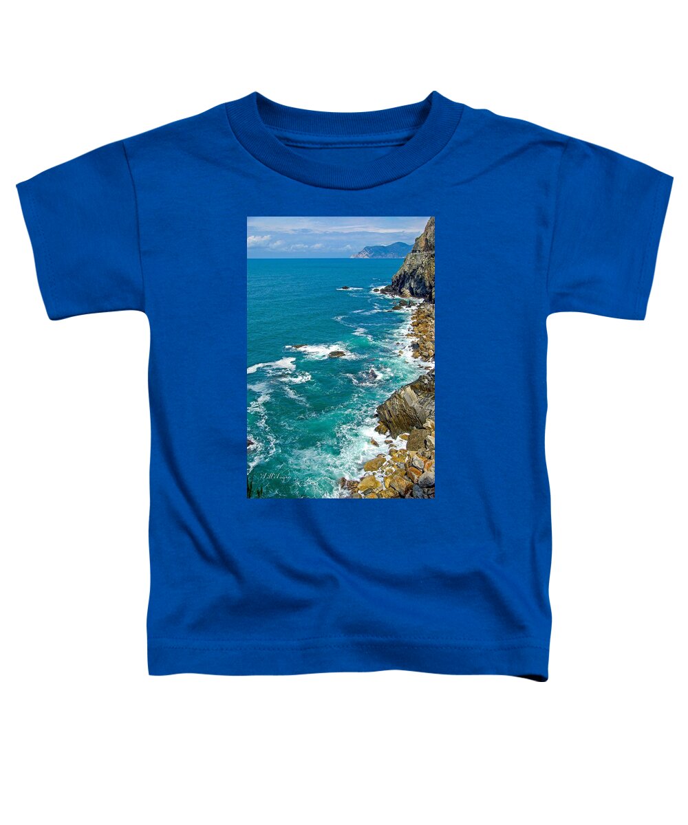 Ocean Toddler T-Shirt featuring the photograph Cinque Terre 2 by Will Wagner