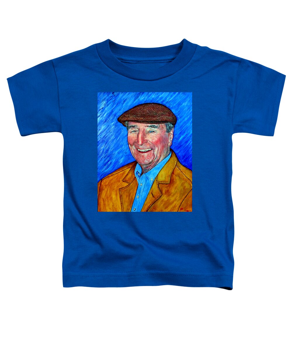 Dr Jim Roderick Toddler T-Shirt featuring the painting Dr James E Roderick by Tom Roderick